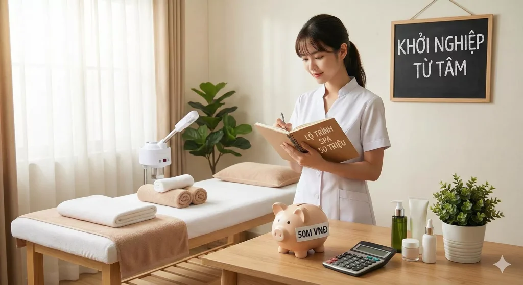 Khởi Nghiệp Spa Với Vốn 50 Triệu: Lộ Trình “Thực Chiến” Từ Con Số 0